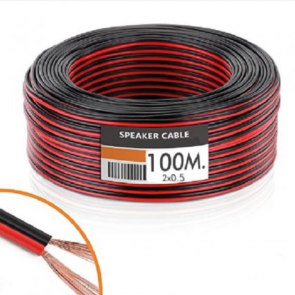 Cable Audio (Tira LED) 2x0.5mm 100Metros Area-led