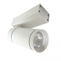 Foco LED 30W LEILA WHITE para Calha TRIFASICO 24Âº - Iluminação Comercial