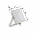Foco Proyector Exterior Blanco LED 10W IP65 Elegance 3 años de garantia 2835 Area-led