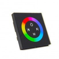 Controlador Embutido Tátil para Fitas de LEDs RGB 12-24 V. DC Area-led - Fitas Led E Neon Led