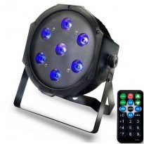 Foco PAR LED 28W DMX LUZ UV - ULTRAVIOLETA - con mando Area-led - Led De Iluminação De Entretenimento