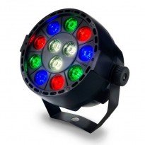 Foco Mini PAR LED 36W MONTANA RGB + Blanco - DMX Area-led - Led De Iluminação De Entretenimento