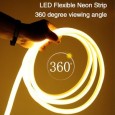 Neon LED - Flessibile Circolare - 220V - Bobina 25m - 16mm - 9,6 W/m - Naranja Area-led
