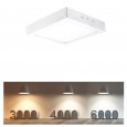 Plafón LED Superficie cuadrado blanco 20W 120º -IP20 - interior Area-led