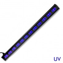 Barra Wall washer LED 36W UV Ultravioleta 12x3W Area-led - Led De Iluminação De Entretenimento