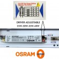 Regleta CCT Estanca LED integrado 25W-40W OSRAM DRIVER 120cm Area-led