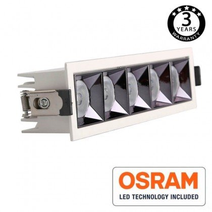 Empotrable LED 25W OSRAM Chip PALACE 24º UGR17 140lm/W Area-led