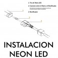 Neón LED Flexible 220V Bobina 25m 8.5w/m Verde Area-led