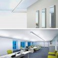 Perfil de alumínio INFINITY PRO DOUBLE LIGHT para fitas de LED - 2 metros Area-led