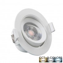 Empotrable LED 7W Circular Blanco - CCT Area-led - Downlights Led