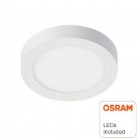 Plafón LED circular superficie 20W - OSRAM CHIP DURIS E 2835 Area-led - Iluminación LED