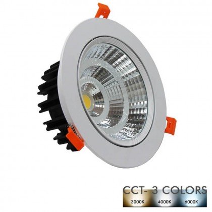 Downlight LED Empotrable 25W 120º - CCT- Color Seleccionable Area-led