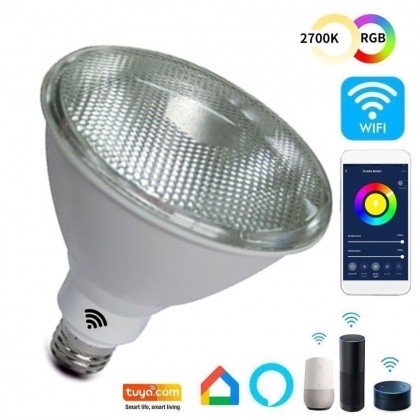 Lámpara PAR LED 12W SMART Wifi RGB+CCT - Regulable - E27 Area-led