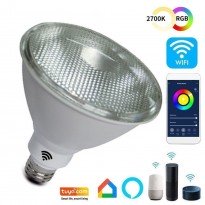 Lámpara PAR LED 12W SMART Wifi RGB+CCT - Regulable - E27 Area-led - Eficiencia Y Ahorro Domotica