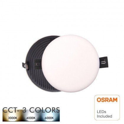 Downlight LED 8W Frameless QUASAR - OSRAM CHIP DURIS E 2835 - CCT Area-led