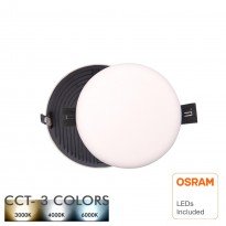 Downlight LED 8W Frameless QUASAR - OSRAM CHIP DURIS E 2835 - CCT Area-led - Downlights Led