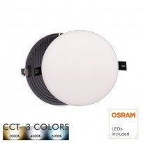 Downlight LED 12W - Frameless QUASAR - OSRAM CHIP DURIS E 2835 - CCT Area-led - Downlights Led