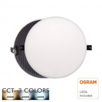 Downlight LED 18W - Frameless QUASAR - OSRAM CHIP DURIS E 2835 - CCT Area-led - Downlights Led