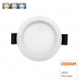 Downlight LED 10W Circular - OSRAM CHIP DURIS E 2835 - CCT - UGR17 Area-led