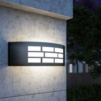 Aplique para LED E27 GOTEMBURGO GRIS Exterior Area-led