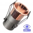 Empotrable LED 5W Cromo ROSA ORO Bridgelux Chip - CCT - 40° - UGR11 Area-led