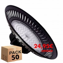 PACK 50 - Campanula LED UFO 100W Philips SMD 3030 IP65 120Lm/W AreaLED - Iluminación LED