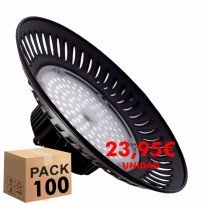 PACK 100 - Campanula LED UFO 100W Philips SMD 3030 IP65 120Lm/W AreaLED - Iluminación LED