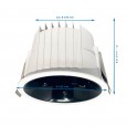 Downlight LED 40W Circular - Philips CertaDrive - CCT - UGR13 - IP65-Area-Led