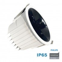 Downlight LED 40W Circular - Philips CertaDrive - CCT - UGR13 - IP65-Area-Led - Downlights Led