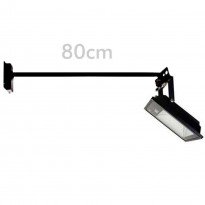Suporte rígido extensible preto para Projector LED 50cm a 100 cm Area-led