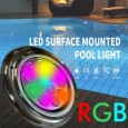 Lámpara LED RGB Sumergible 36W - DC12V - IP68 - Acero Inoxidable 316