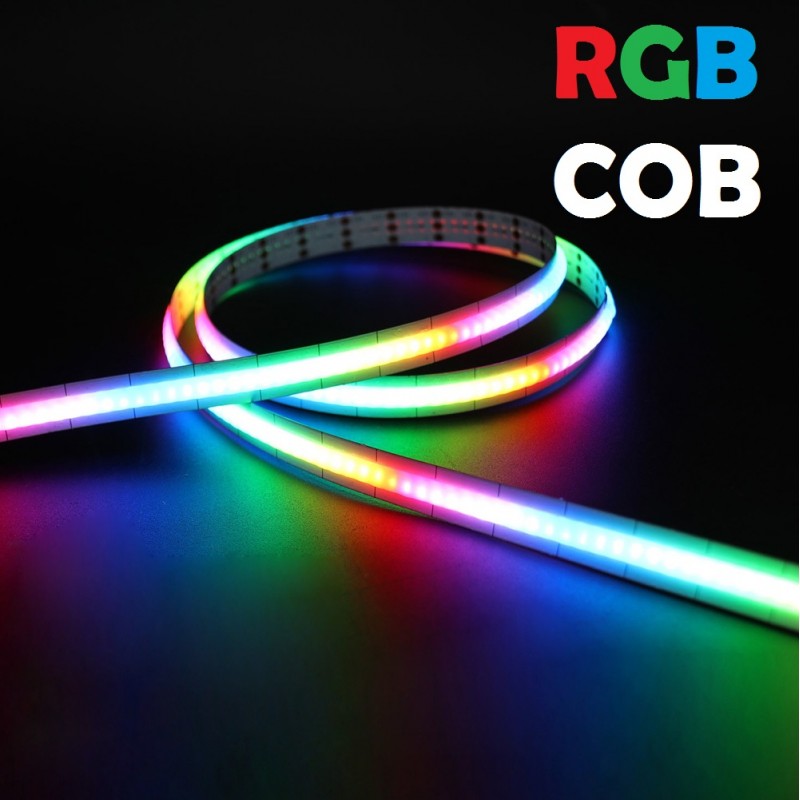 Tira De Luz Led Flex 5m 12v Neon Tiras Luces Colores Rgb Par