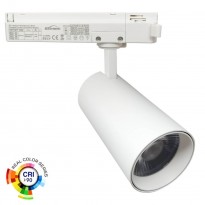 Foco LED 40W - 34W FARUM Blanco Carril Monofásico - CRI+92 - UGR13 - ALTA LUMINOSIDAD 140Lm/W - Area-Led - Iluminación LED