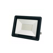 Foco Proyector LED Exterior Negro 100W IP65 SERIE ECO Area-led - Proyectores Led Exterior Y Jardín