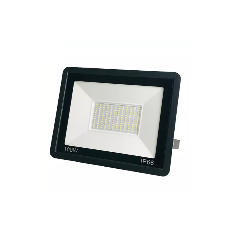 Foco proyector led exterior negro 100w ip65 serie eco area-led -  Iluminación LED