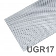 Perfil Aluminio - Blanco - LISBOA - Difusor Micro Prisma UGR17 -2 Metros - Regleta + Colgante Area-Led