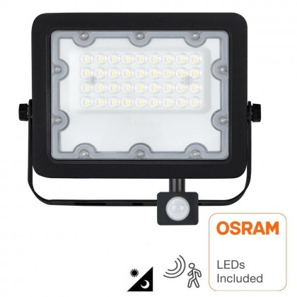 Foco Proyector LED 30W AVANT OSRAM CHIP DURIS E 2835 - Sensor Movimiento PIR Area-led