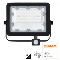 Foco Proyector LED 30W AVANT OSRAM CHIP DURIS E 2835 - Sensor Movimiento PIR Area-led - Jardim E Projetores De Led Ao Ar Livre