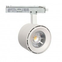 Foco LED 40W - 34W ODENSE Blanco Driver GXTronic Carril Monofásico - CRI+92 - Area-Led - Iluminación LED