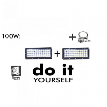 Campana LED DIY 100W 60º 3000K SMD 3030 -3D Area-led