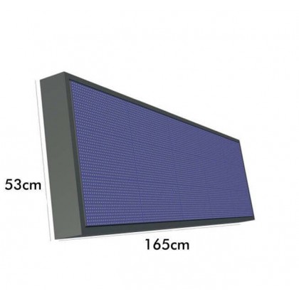 Rotulo Electronico LED Exterior RGB Full Color Pixel 10 1.65m*0.53m Area-led